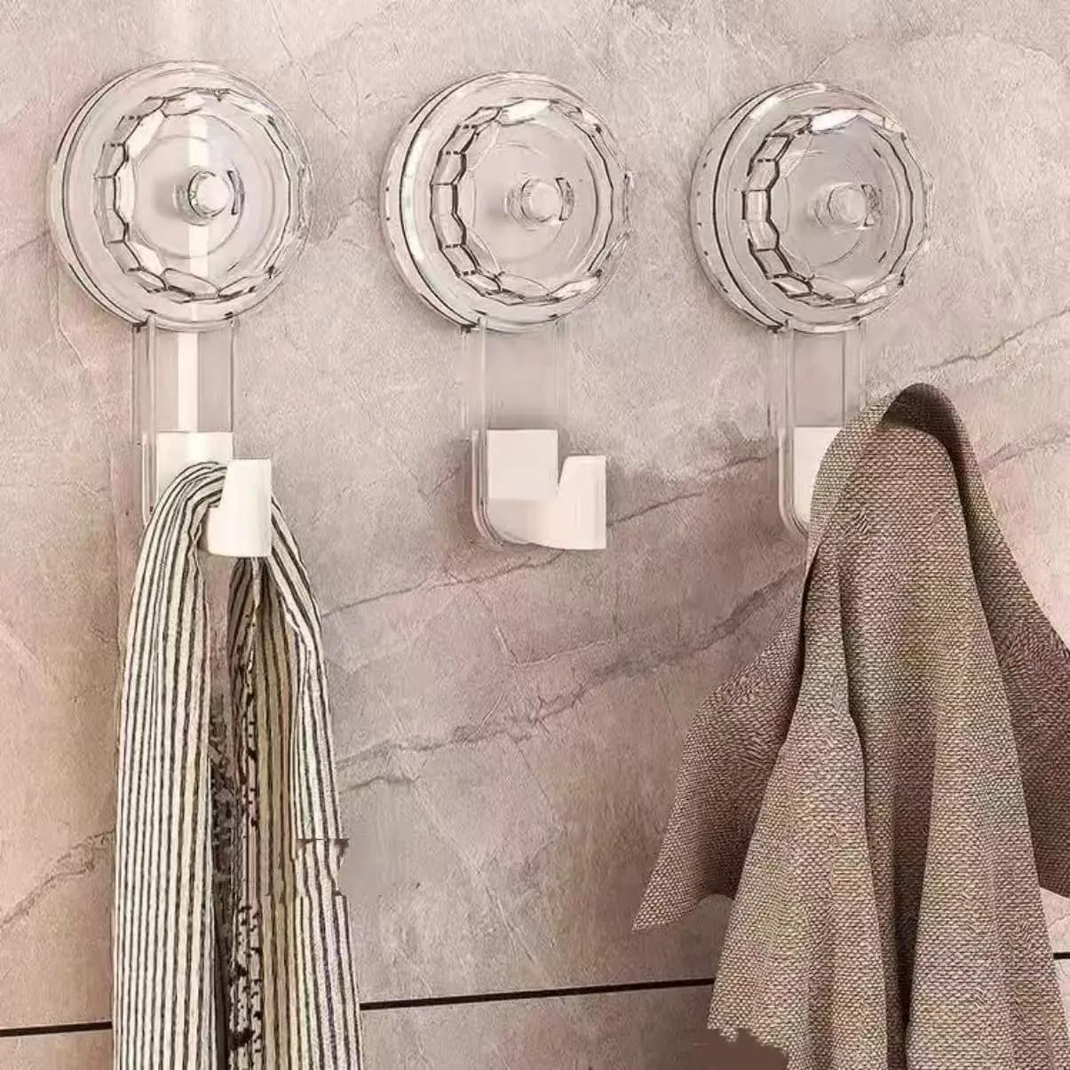 Ganci a ventosa senza chiodi, potenti e riutilizzabili, per appendere oggetti pesanti in bagno e cucina, ganci da parete senza tracce per vestiti