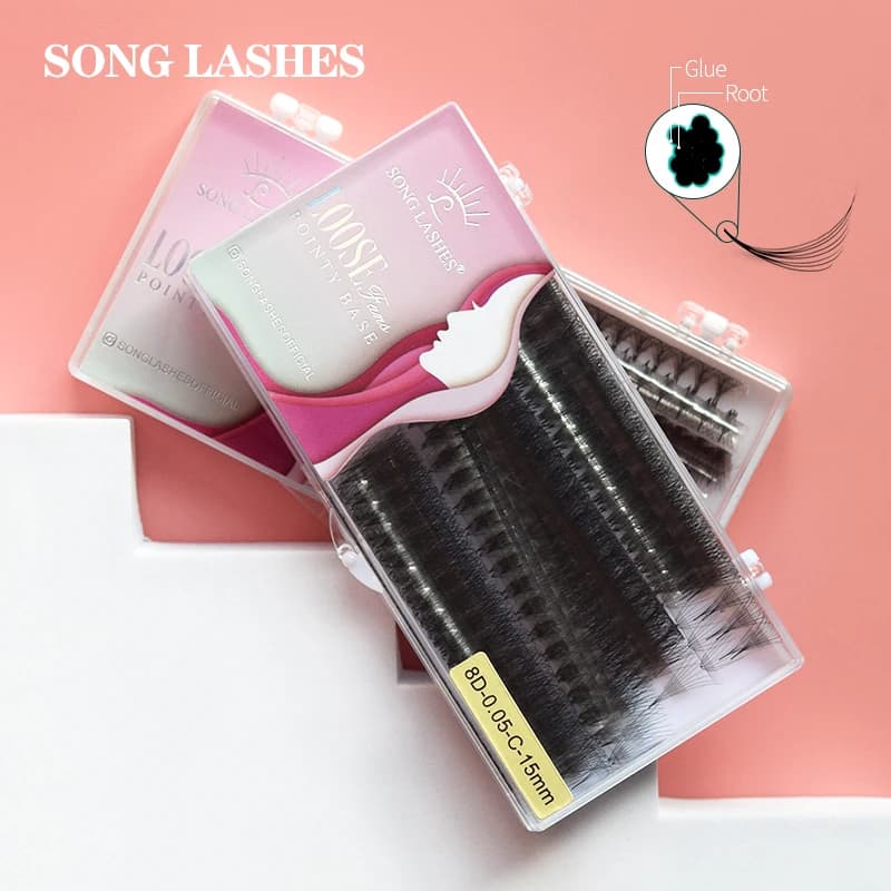 Name SONG LASHES Ultra Speed Premade Fans Fake Eyelash Extensions Professional loose Lashes Makeup Tools and Supplies for Women