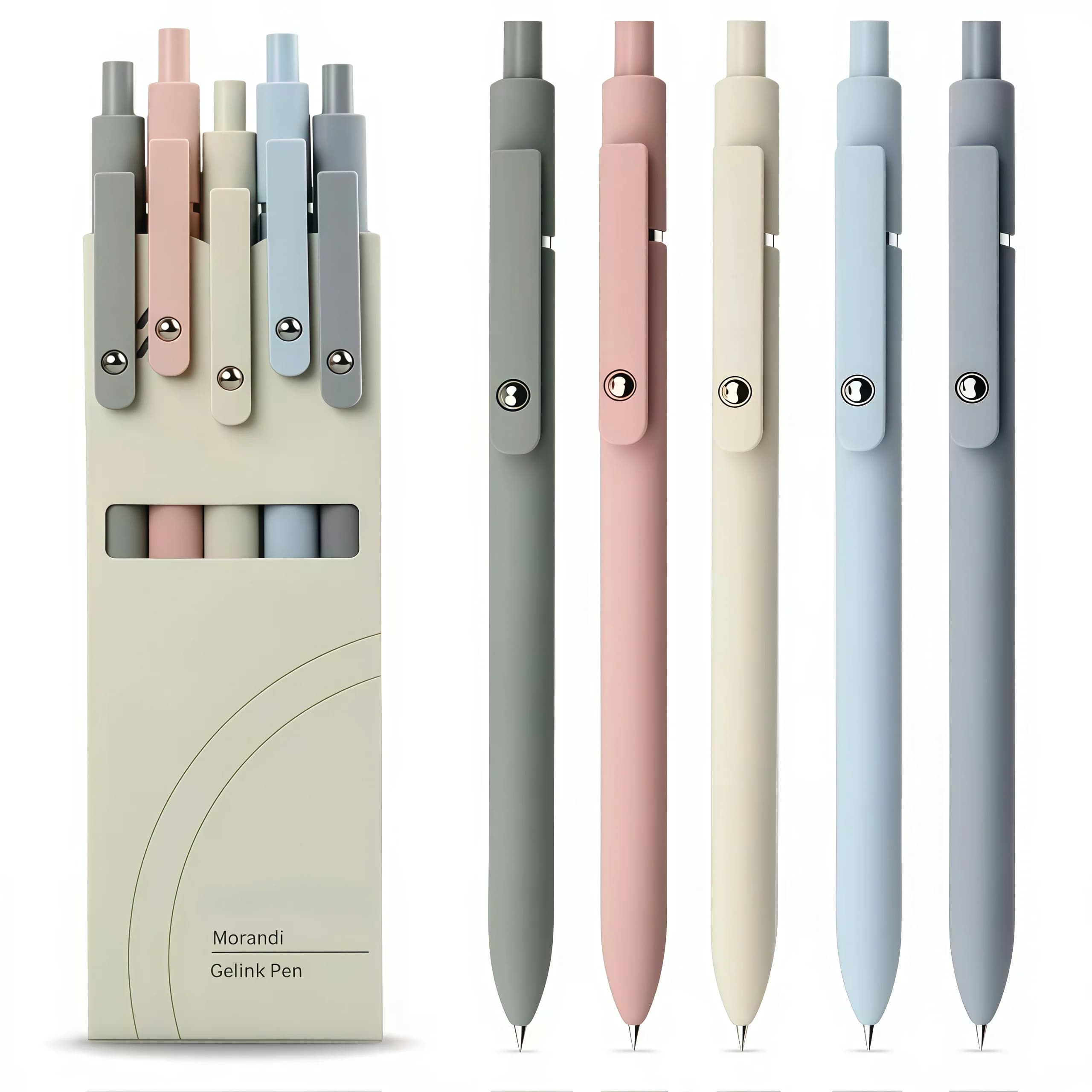 Nuove penne gel Piloting Morandi Colour, morbide al tatto, ad asciugatura rapida, con inchiostro gel da 0,5 mm, per la scuola, scrittura e cancelleria.