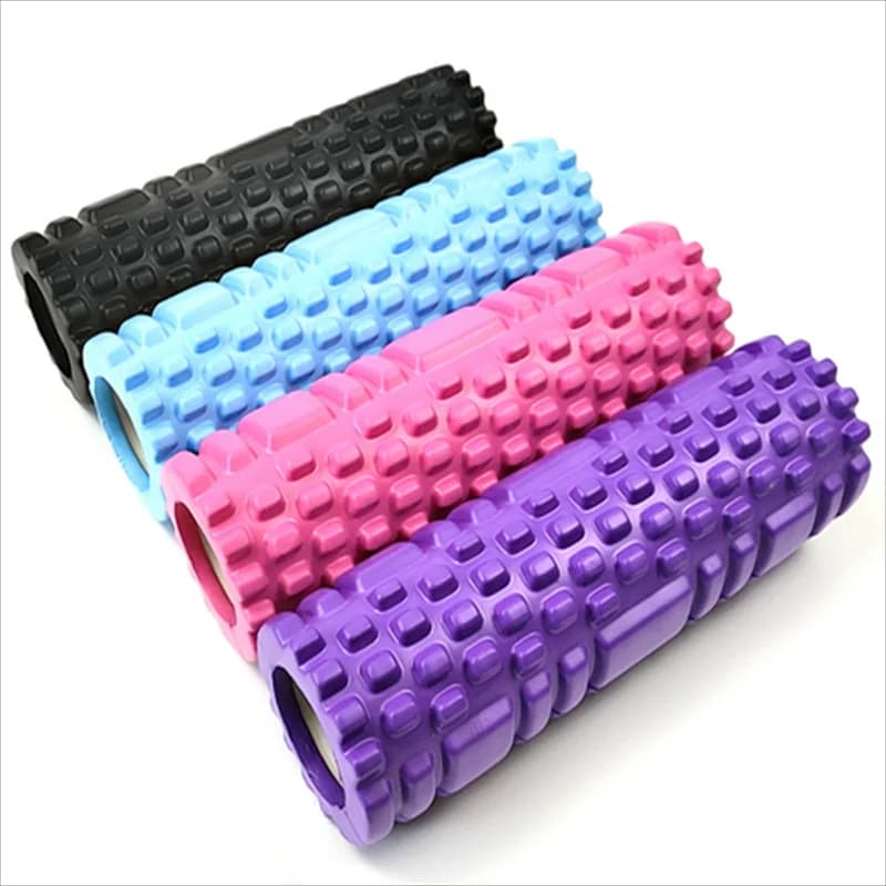 1 piece 26 cm foam massage roller, fitness equipment with gym column for muscle massage yoga, physiotherapy and sports rehabilitation