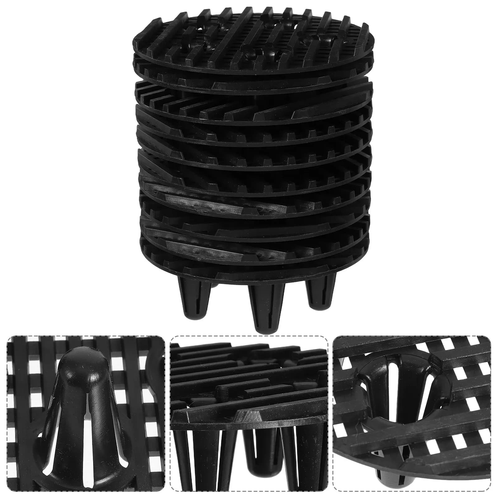 10Pcs Thickened Plastic Gardening Pot Feet Flower Pot Stand Anti Insect Mesh Plant Elevator Indoor Outdoor Garden Elevator Stand