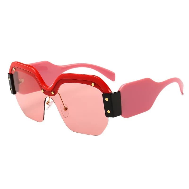 2025 One Piece Oversized Sunglasses Women European American Fashion Large Frame UV400 Polarized Outdoor Cycling Sports Eyewear