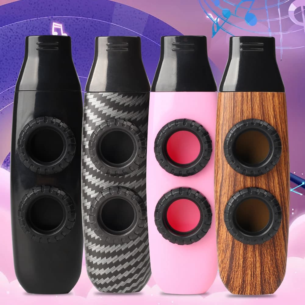 Mini Kazoo flute portatile piccolo strumento musicale Kazoo ABS professionale per l'accompagnamento della chitarra Ukulele