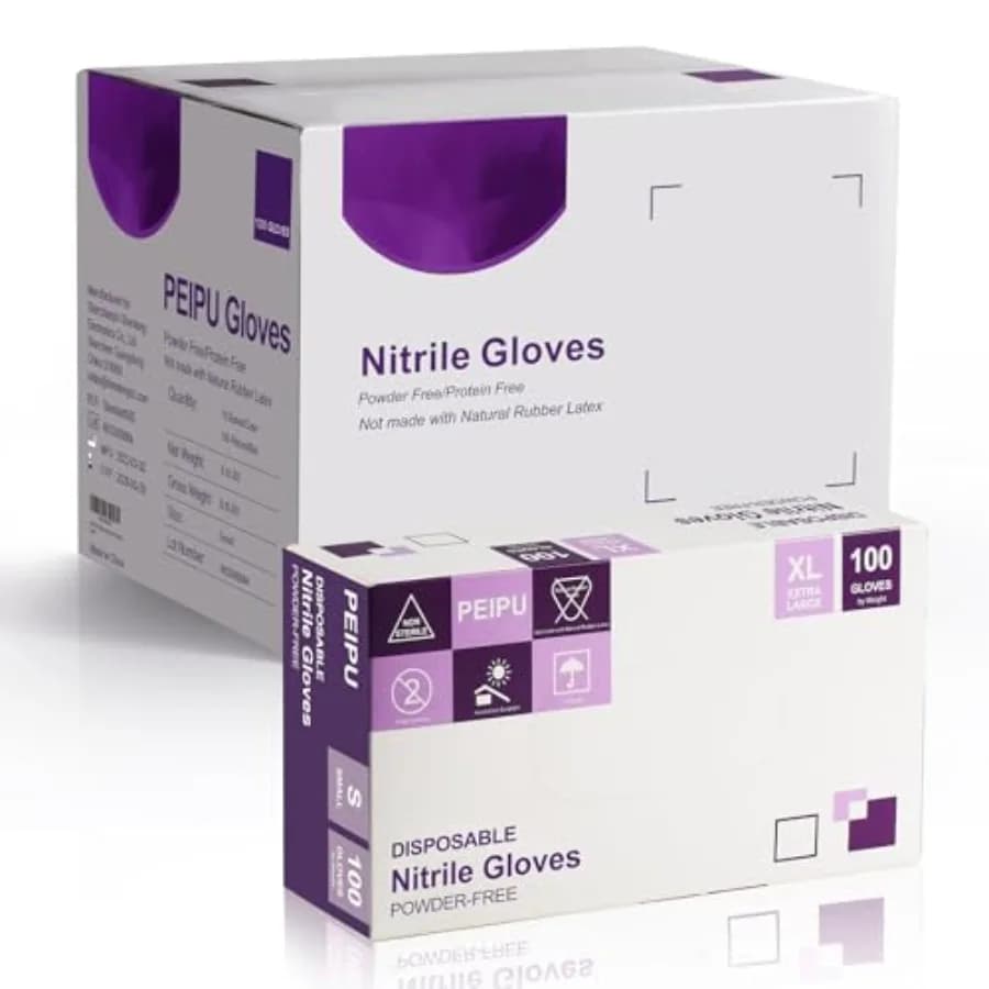 Guanti in Nitrile PElPU Monouso Senza Lattice Non Sterili Guanti Protettivi