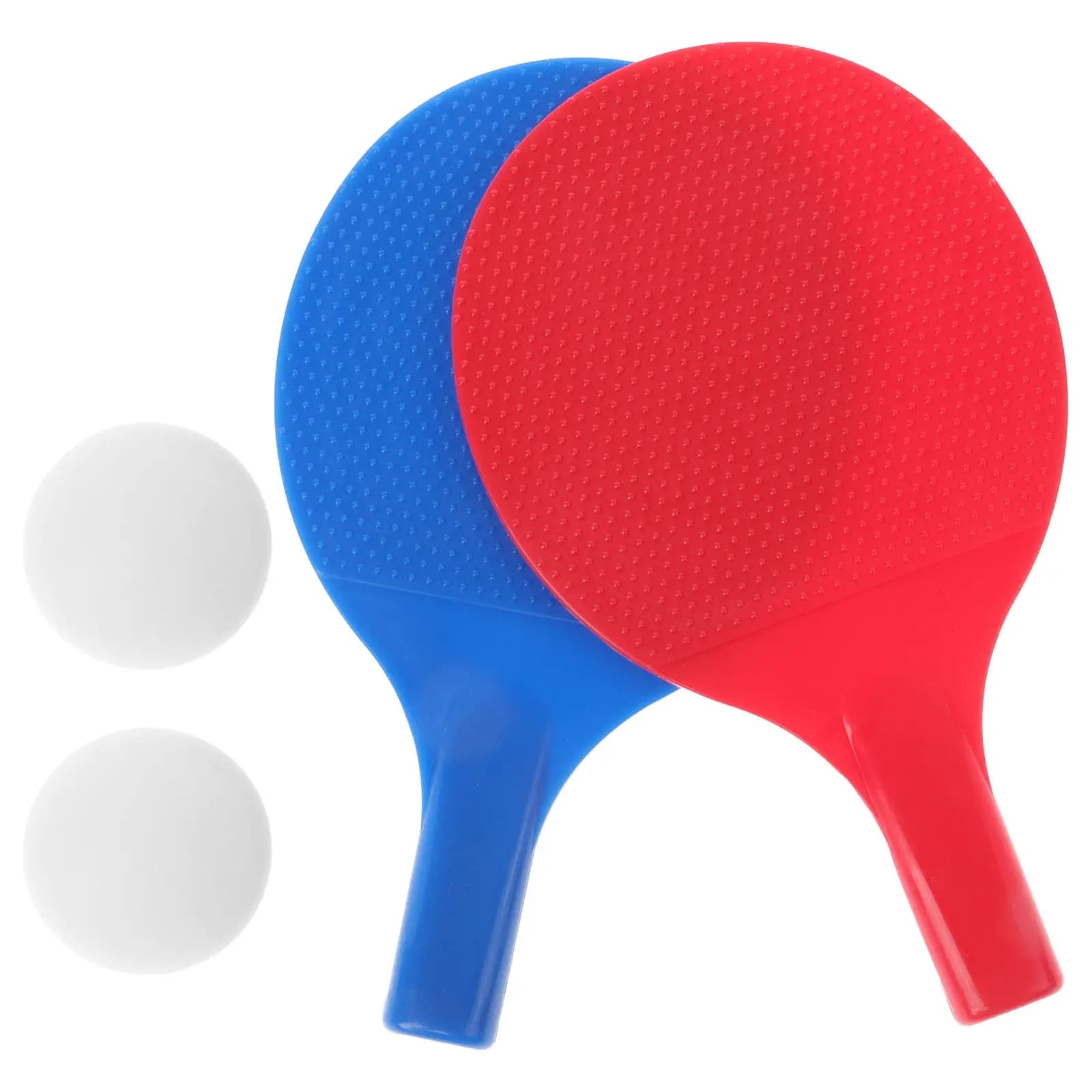 1 set of plastic ping pong racks, light racks, comfortable grip, portable outdoor school kit, table tennis kit