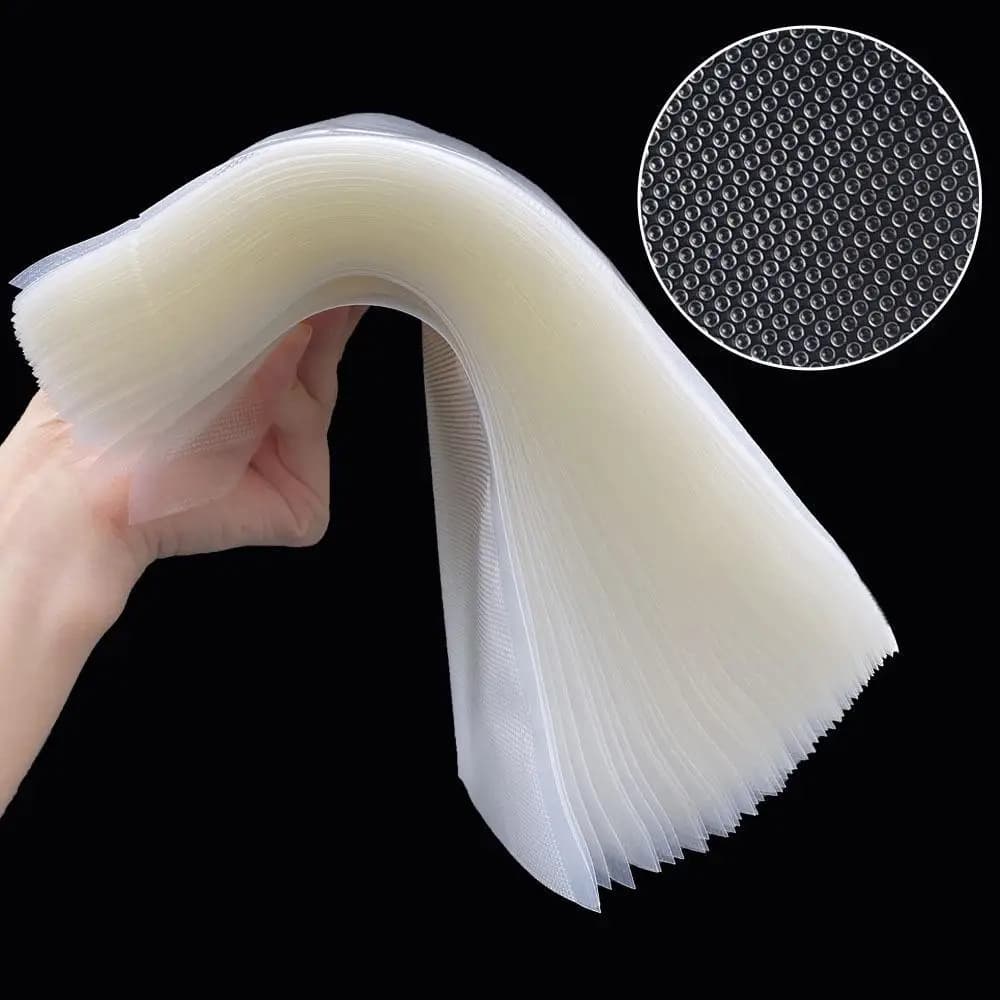 50 Pezzi/Lotto Sacchetti Sottovuoto in Plastica Senza BPA per Conservazione Alimenti, Sacchetti Sigillati Riutilizzabili per Uso Domestico