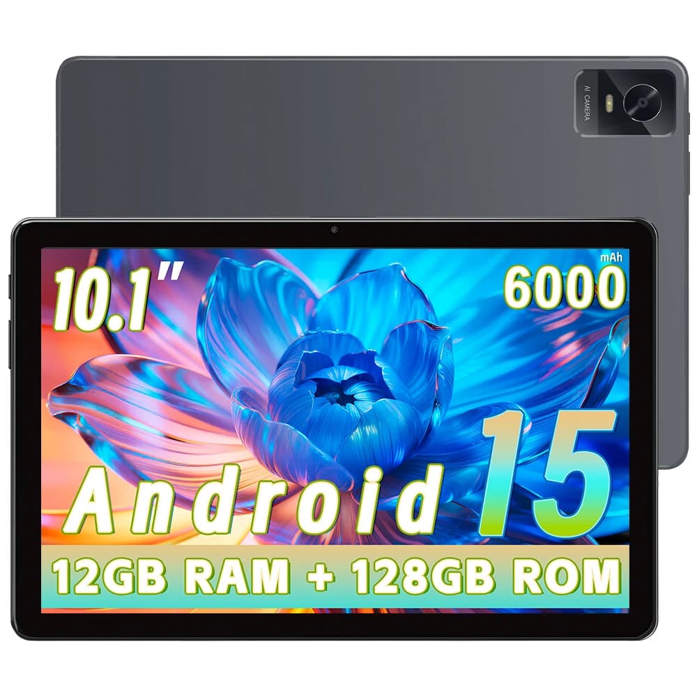 Tablet PC 10.1 Pollici 12GB RAM+128GB ROM Helio G80 Octa Core 6000mAh 5+13MP WiFi 6 Bluetooth 5.0 Tablet Android per Studio e Gaming