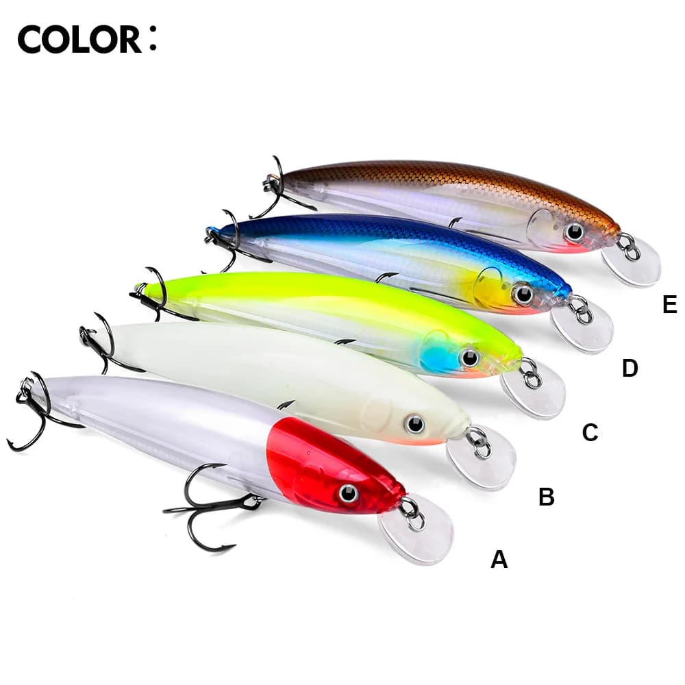 Esca Artificiale Galleggiante Luya Mino 16cm 40g, Esche Bioniche Finte a Forma di Minnow, Esca Rigida in Plastica per Pesca a Lunga Distanza, Esche da Pesca a Sospensione