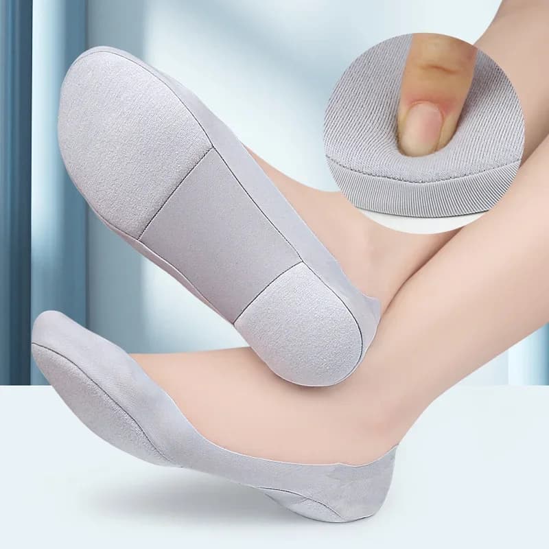 NUOVE donne calzino da barca fascite plantare scarpe soletta calzini solette per piedi ammortizzante suola di scarpa invisibile antiscivolo pastiglie per scarpe