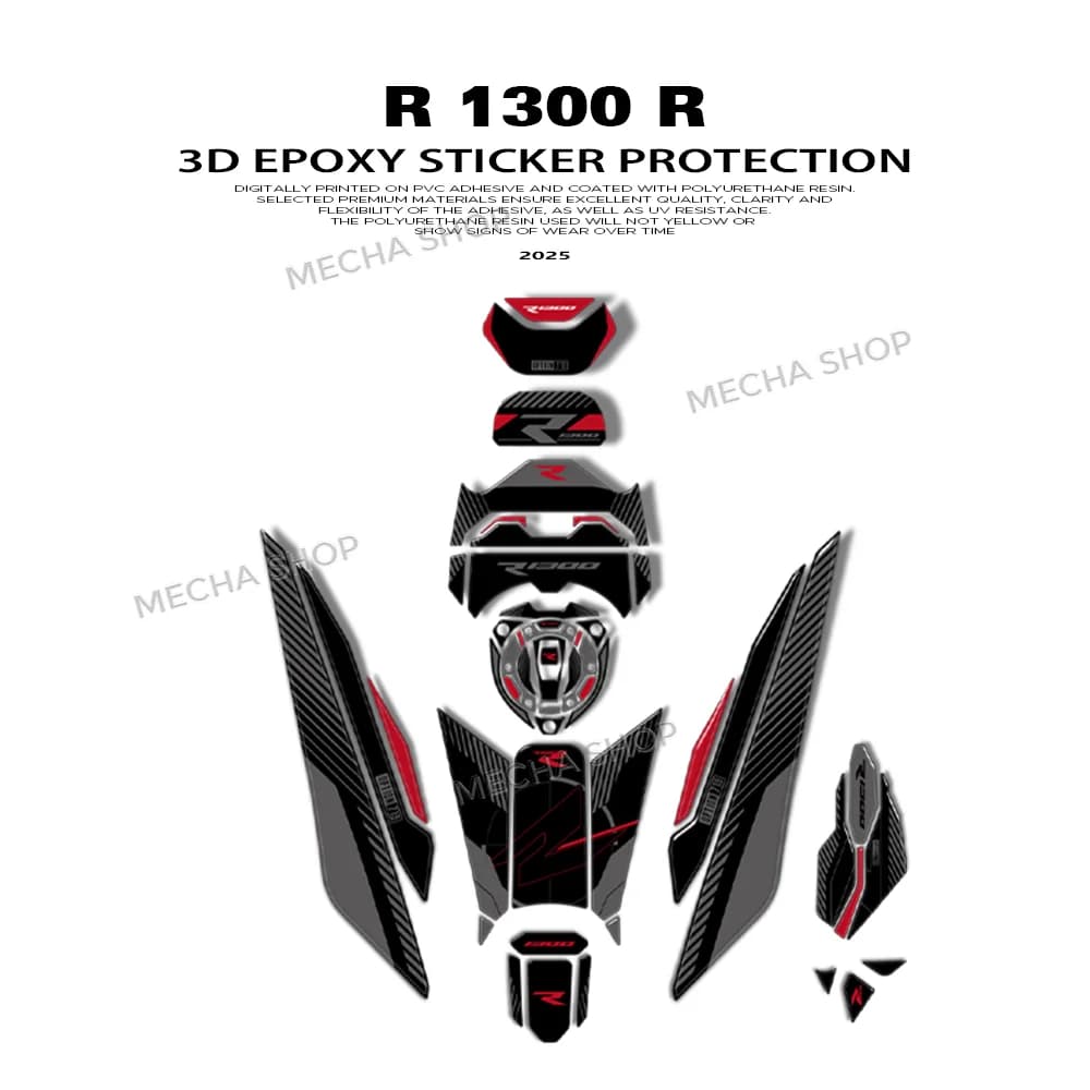 Per R 1300 R 2026 R1300R 2025 Accessori Moto Tappo Del Serbatoio Del Carburante Kit di Protezione Impermeabile Adesivo