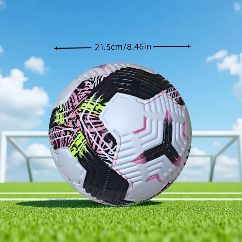 New High-Quality PU Outdoor Soccer Ball, Wear-Resistant for Daily Match Training Practice, Great Sports Companion
