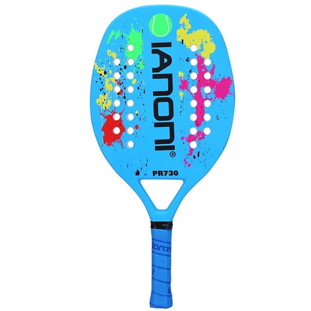 IANONI 730 Beach Tennis Paddle Beach Tennis Racket Carbon Fiber with EVA Memory Foam Core Tennis Paddles
