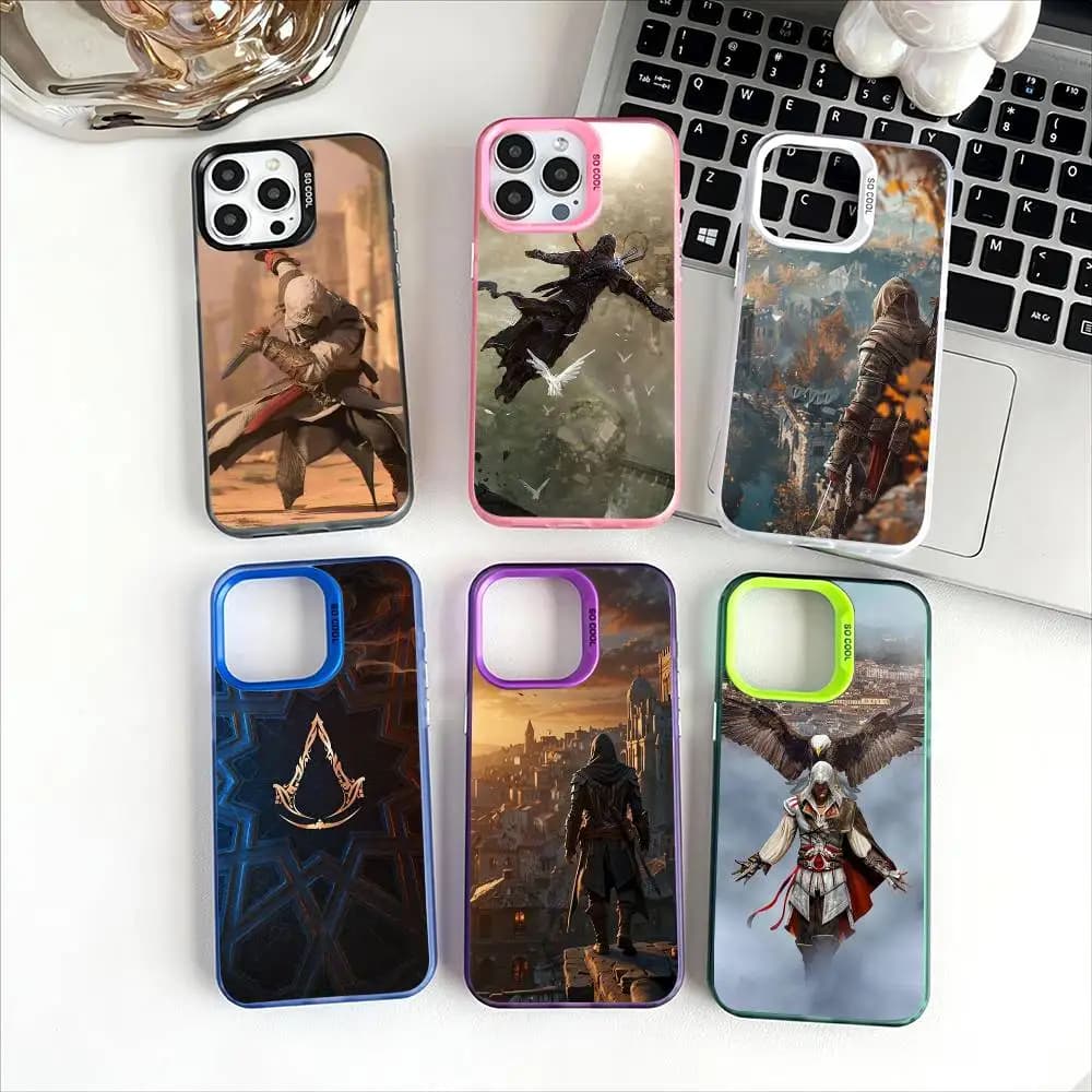 A-Assassins Game Creed Phone Case For iPhone 11 12 13 14 15 16Pro Max Plus Protect Plating Phone Cover
