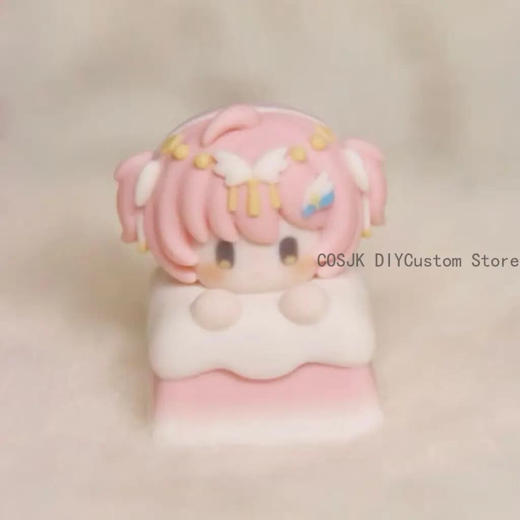 Keycaps in resina a tema Wuthering Waves, stile anime, per tastiera meccanica - Accessori e regalo di compleanno