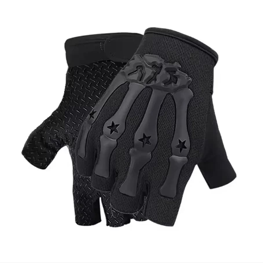 Guanti da ciclismo outdoor a mezze dita, antiscivolo, per uomo e donna, per fitness, alpinismo, pesca, ciclismo.