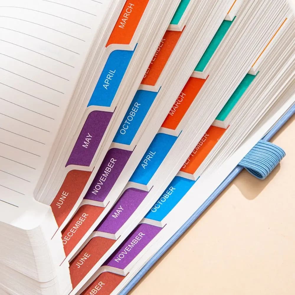 Agenda Planner 2026 in Pelle PU, Blocco Note A5 per 12 Mesi, Taccuino per Pianificazione con Carta Spessa, Semplice Lista delle Cose da Fare