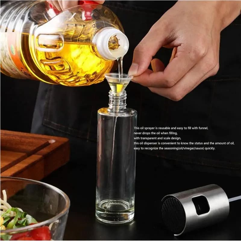 RANA 2PCS Olive Oil Sprayer for Cooking Bottle Oil Mister - Oil Sprayer for Air Fryer Cooking Oil Sprayer