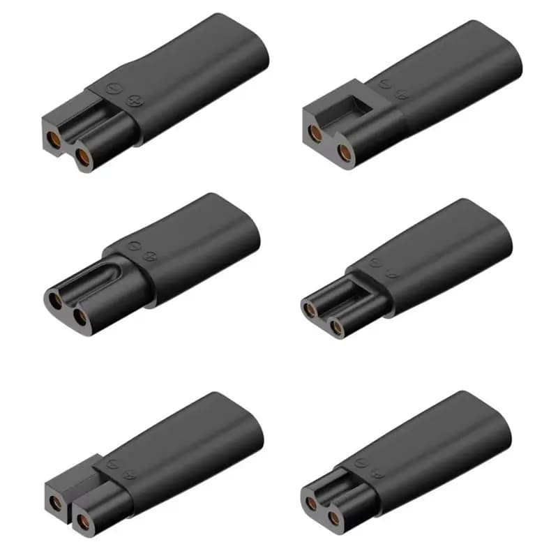 M04K Replacement Type-C USB Adapter(6 PCS) Fits For All Kind Electric Hair Clippers Beard Trimmer Shaver Lamps