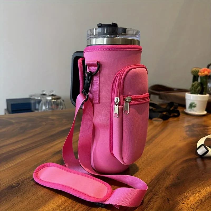 Set di tazze Ice-Bao Set di bottiglie d'acqua con borsa in tessuto per scivolo per auto, materiale per immersione