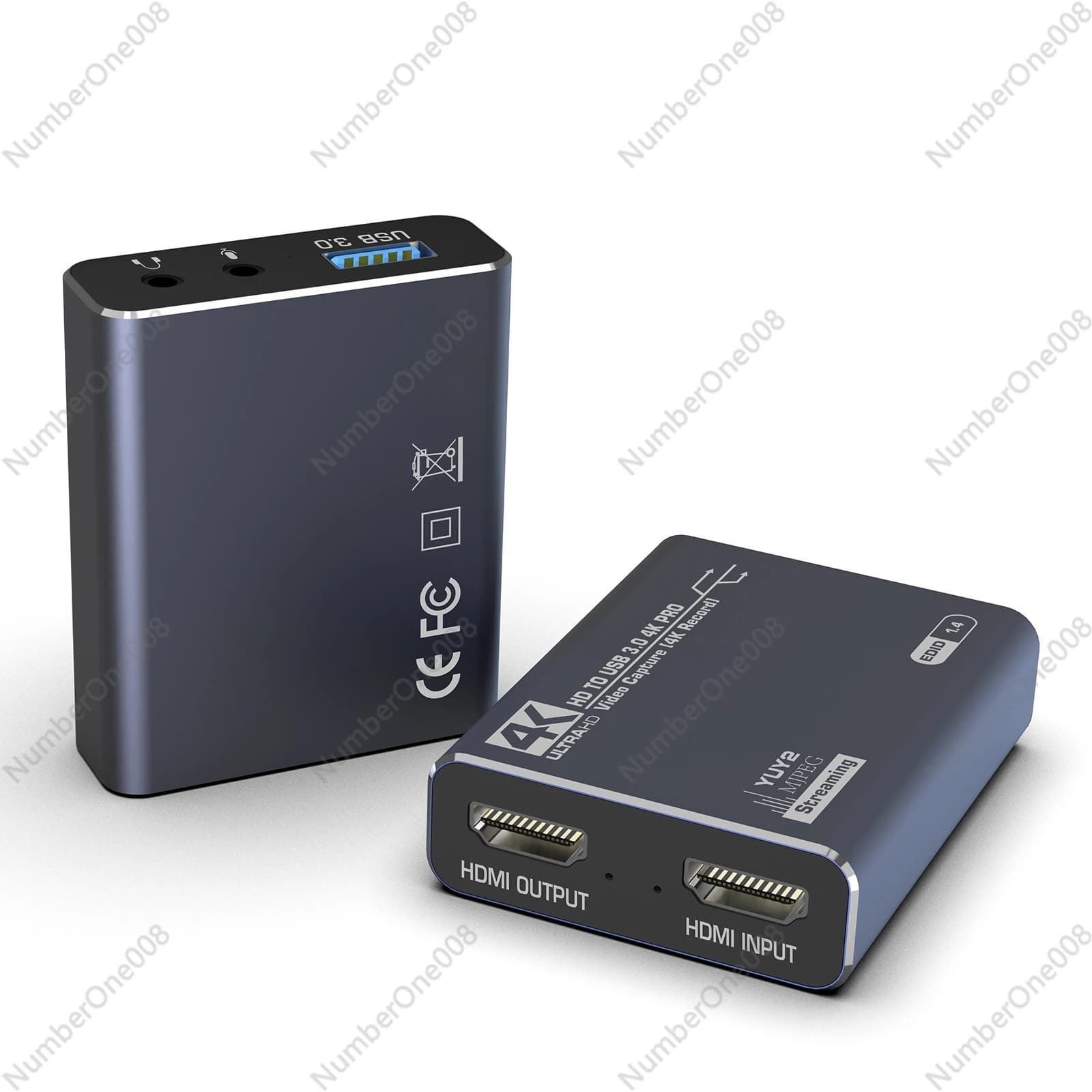 Scheda di Acquisizione HDMI 4K HD Video Live USB 3.0 Registratore per Fotocamera, Console di Gioco, Set-Top Box