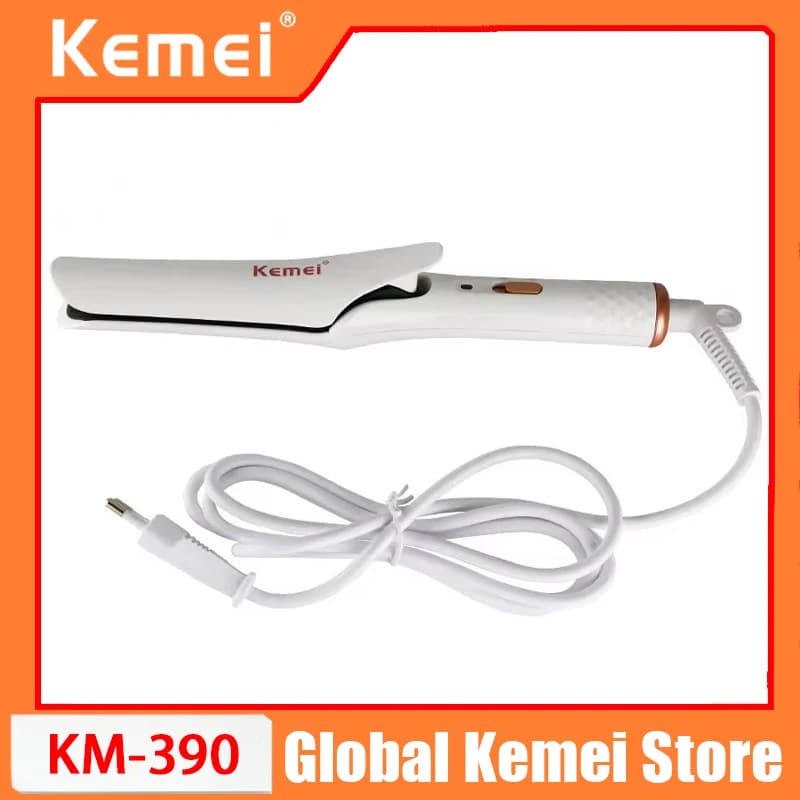 Kemei Hair Plate KM-390, Professional Display Tool with Temperature Control, Hair Leasing Machine, Essential for Beauty