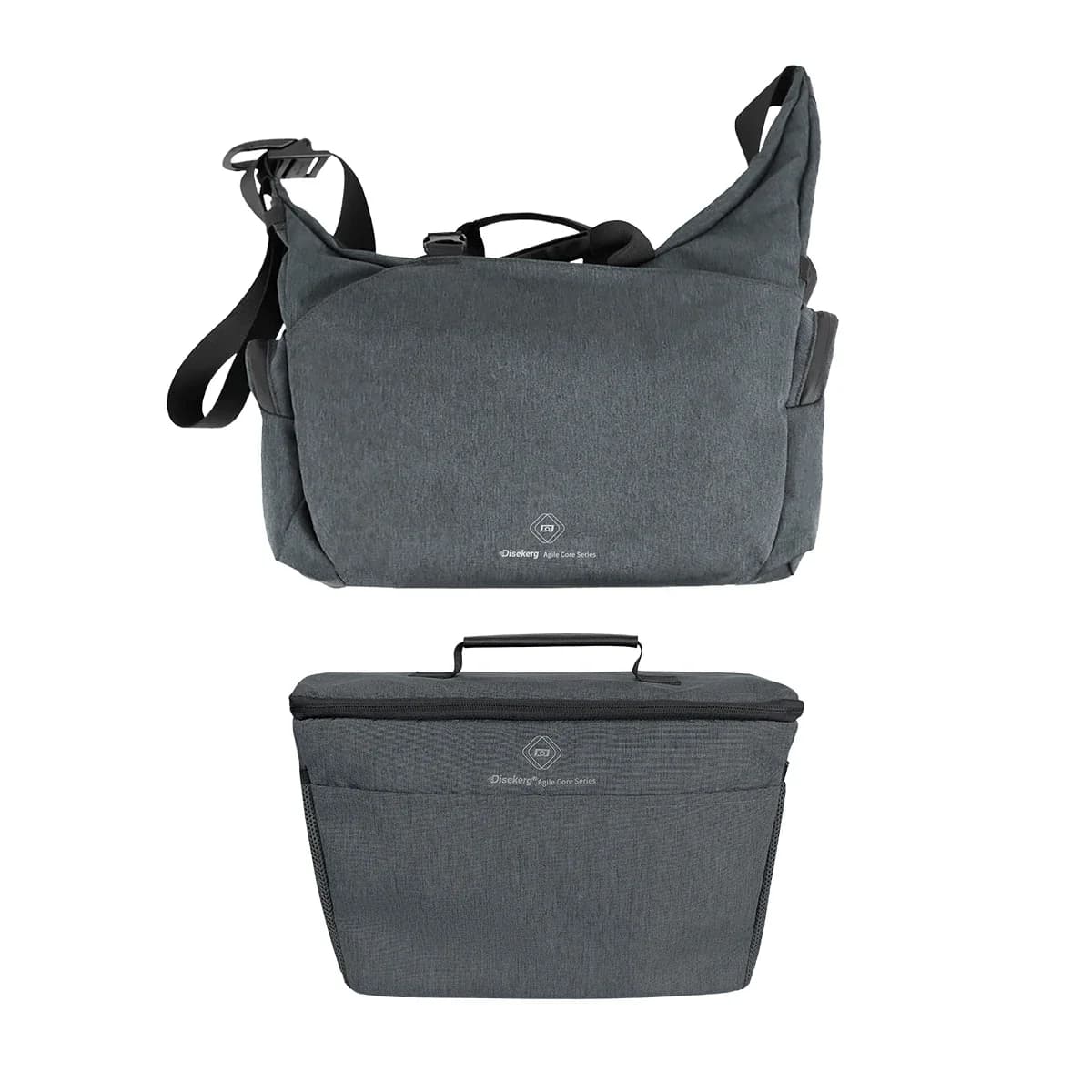 MECO&DISE Agile Core DSLR Camera Bag with Independent Inner Compartment Single Shoulder Oblique Span for Telephoto Lens Photogra