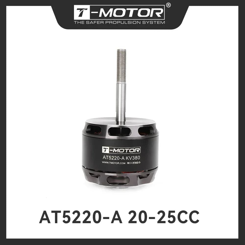 T-MOTOR DRONE PARTI FAI DA TE AT5220A 20-25CC VTOL Motore ad albero per aereo ad ala fissa KV220/KV380 Motore Brushless Potente e Bilanciato