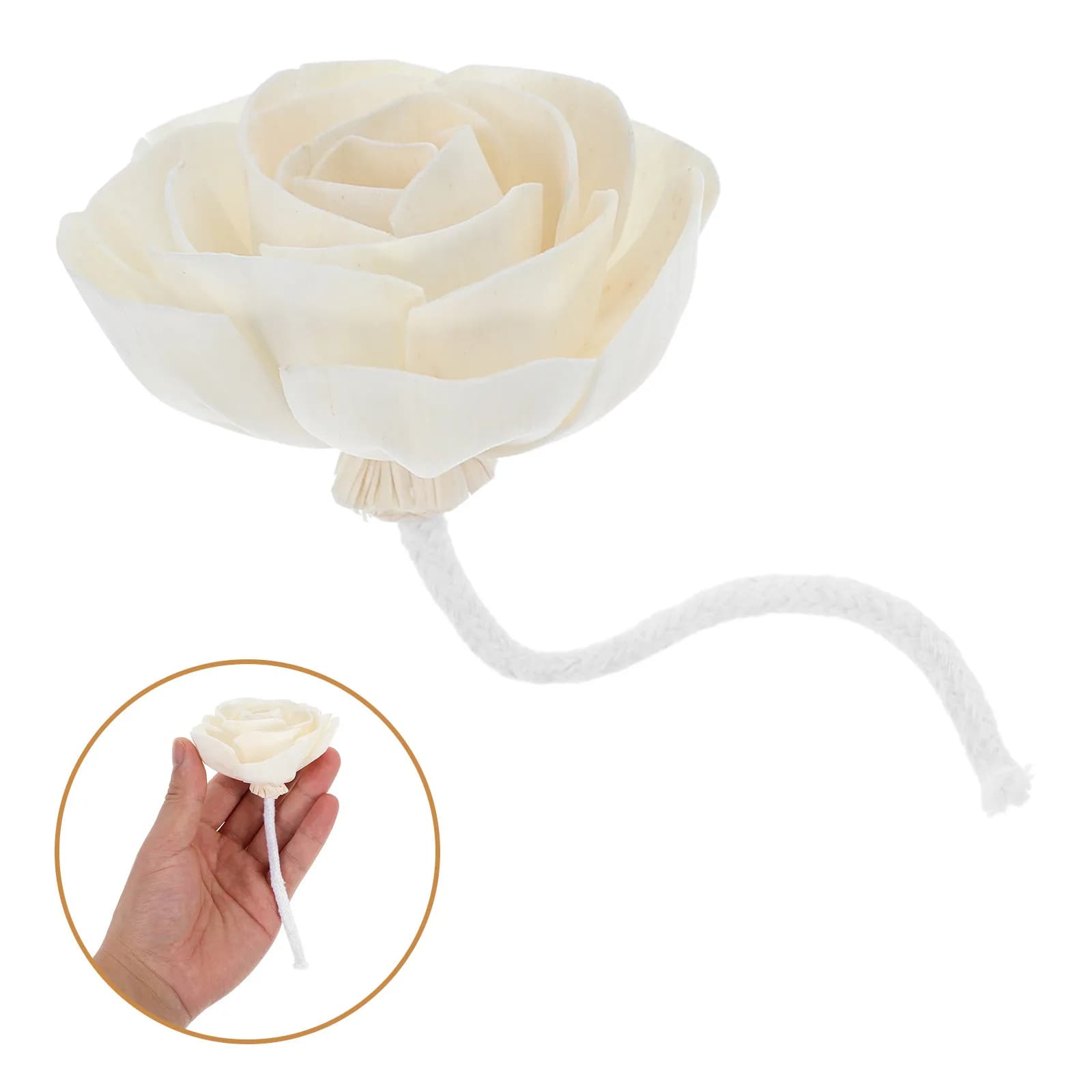 Realistic Aromatherapy Flower Flameless Aroma Diffuser Head Replacement for Home Office Car Room Fragrance Diffusers