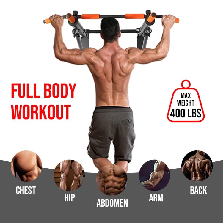 Horizontal Multifunction Bar from Traction and Chin-up Wall