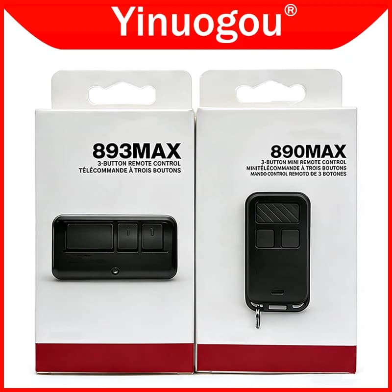 893MAX 890MAX 895MAX 893LM 893-LMK Telecomando Apriporta Garage Compatibile con Sicurezza 2.0 310 MHz 315 MHz 390 MHz Con Clip