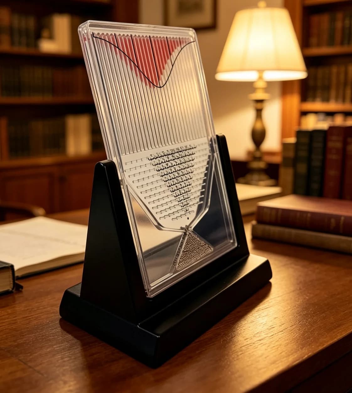 Normal Distribution Galton Board, Plate Model Educational Toy for Teaching & Display