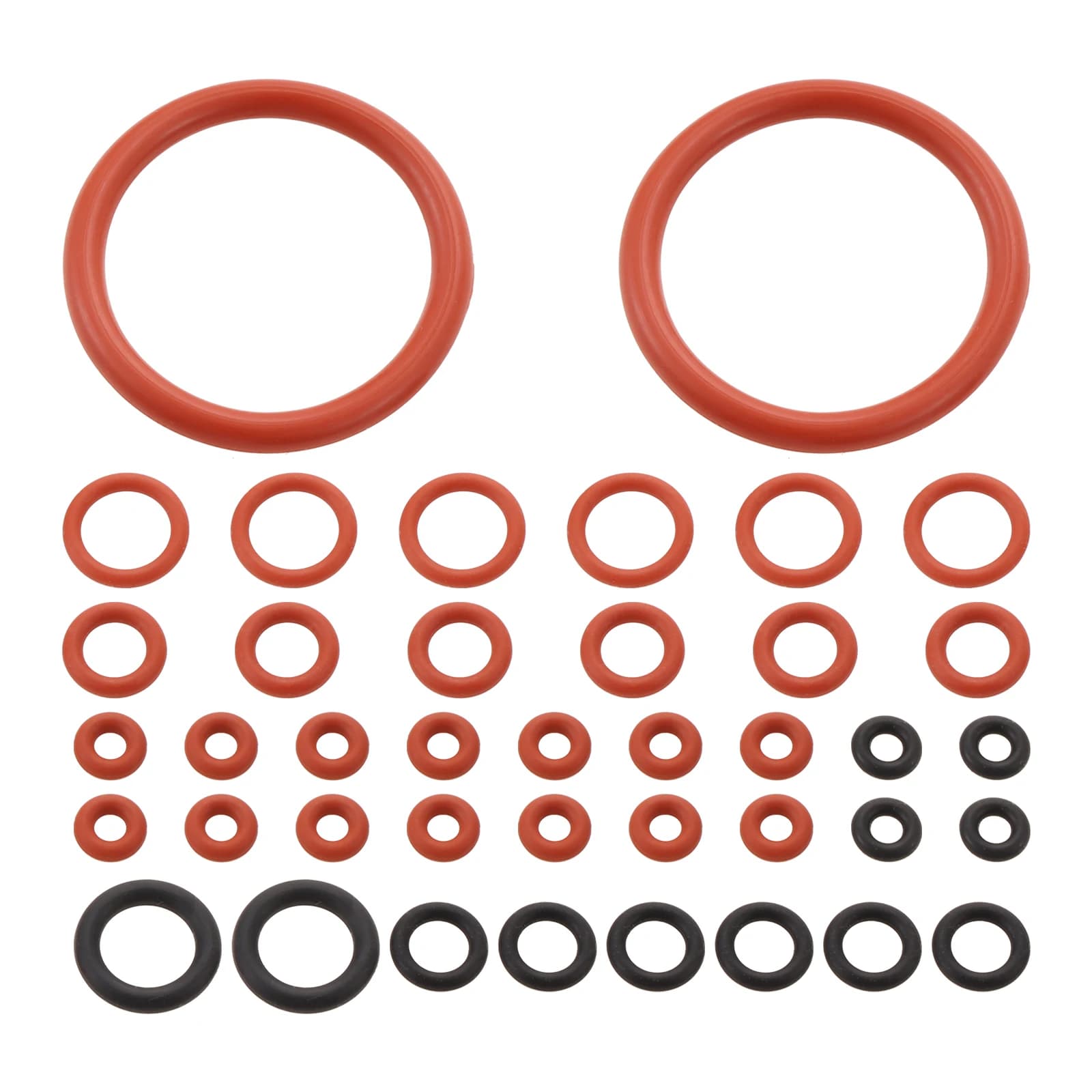 40pcs/set Sealing O Rings Y258236 Coffee Machine Steam/Support/Outlet Valve Silicone Rings for SAECO for Spidem for GAGGIA