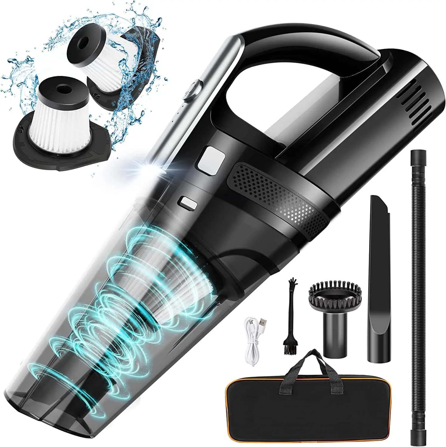 Wireless Portable Vacuum Cleaner Provided by Factory Portable ABS Wireless Design Power Supply Source Business Style For Cleaning