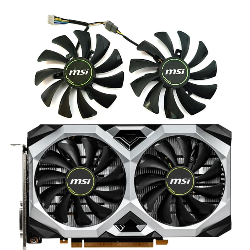 Nuova ventola GPU VENTUS da 85MM HA9010H12F-Z GTX 1660, per MSI GeForce GTX 1660 1660TI, RTX 2060 VENTUS ventola di raffreddamento della scheda Video