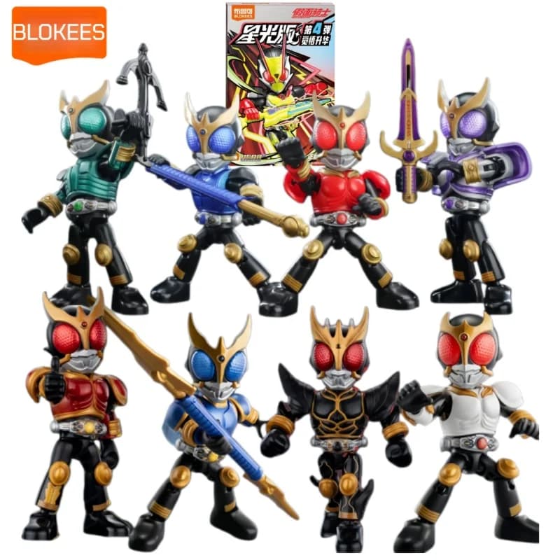 Blokees Kamen Rider Starlight Version 04 Buildable Action Figure Collectible Assemble Educational Toys Gifts Home Decorations