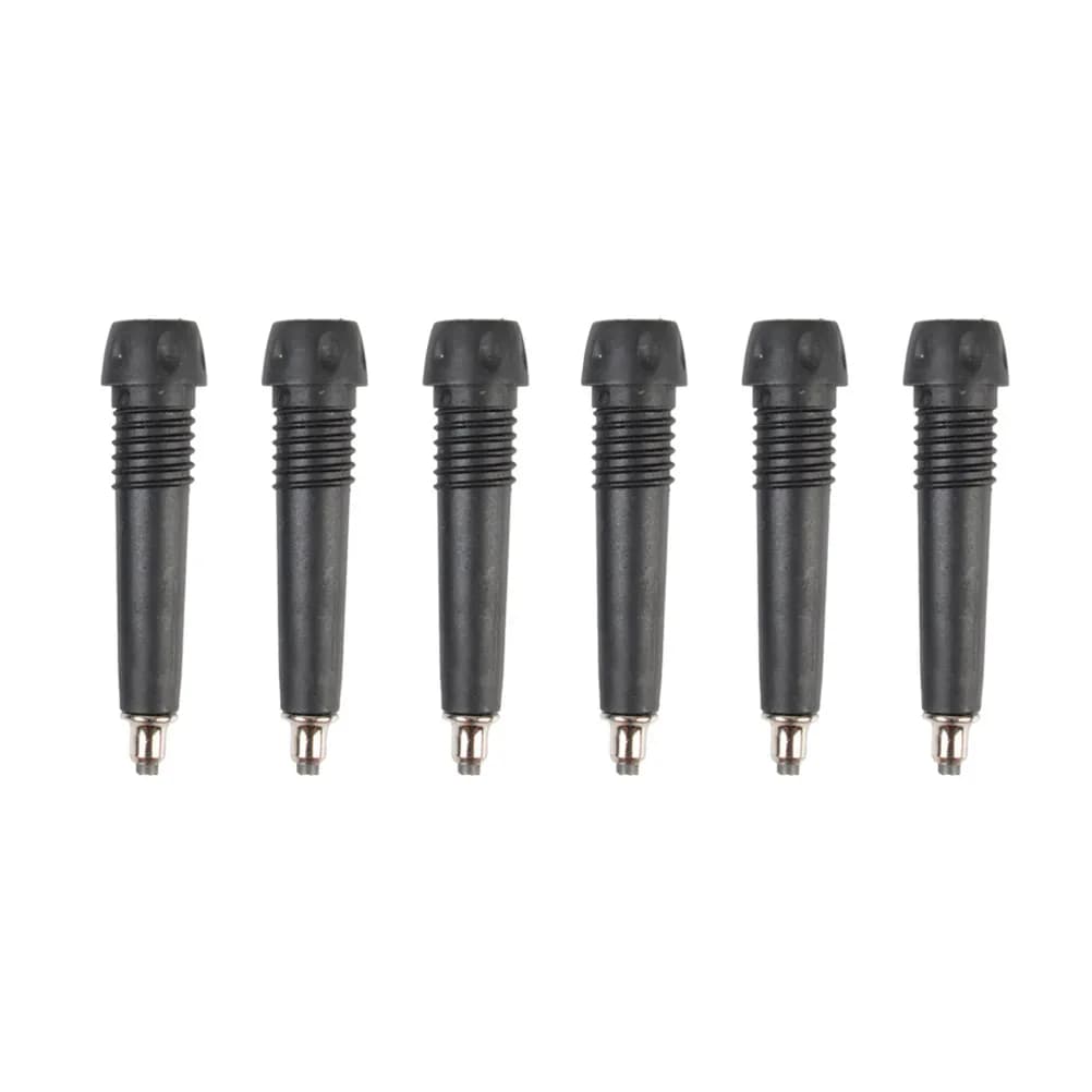 6 Pieces Rubber Tips for Trekking Sticks, Anti-Use Protections for Dure Surfaces, Greater Traction, Minimization of Noise