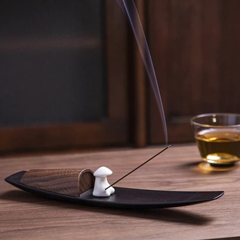 Retro Chinese Bluetooth Speaker Incense Diffuser Zen Scented Ornamental Decor Gift For Home Meditation Yoga Tea Room Wellness