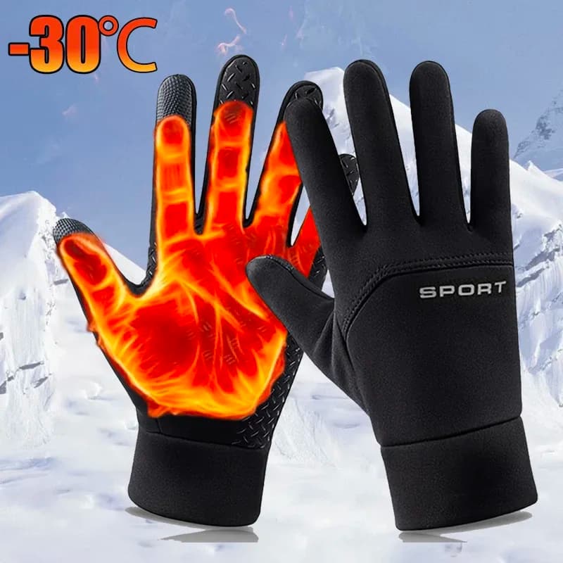 Warm Winter Gloves Touch Screen Windproof and cold-resistant cycling gloves, Running Gloves for men and women, hiking, skiing