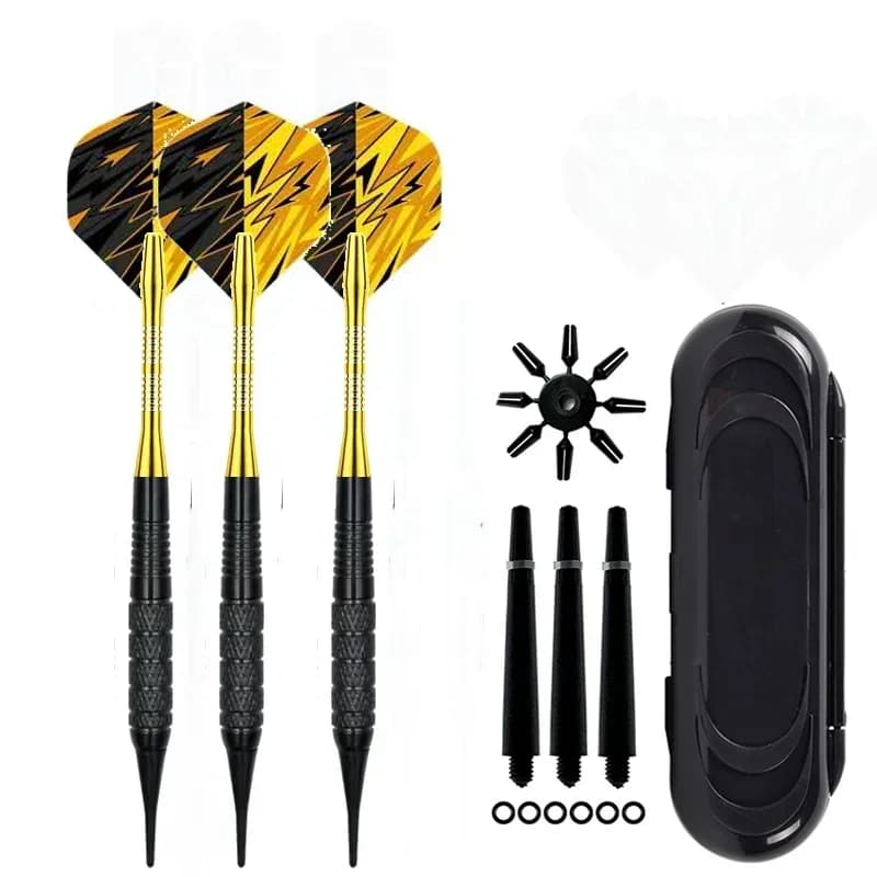 17.5g Soft Tipped Darts Professional Indoor Plastic Tip Darts Set for Electronic Dartboard Games 5 Style