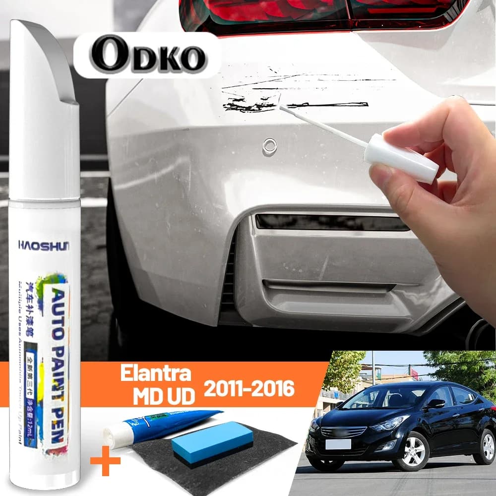 Car Paint Pen Paint Care Scratch Repair Wax Painting Scratch Remover For Hyundai Elantra MD UD MK5 2011-2016 2012 2012 2013