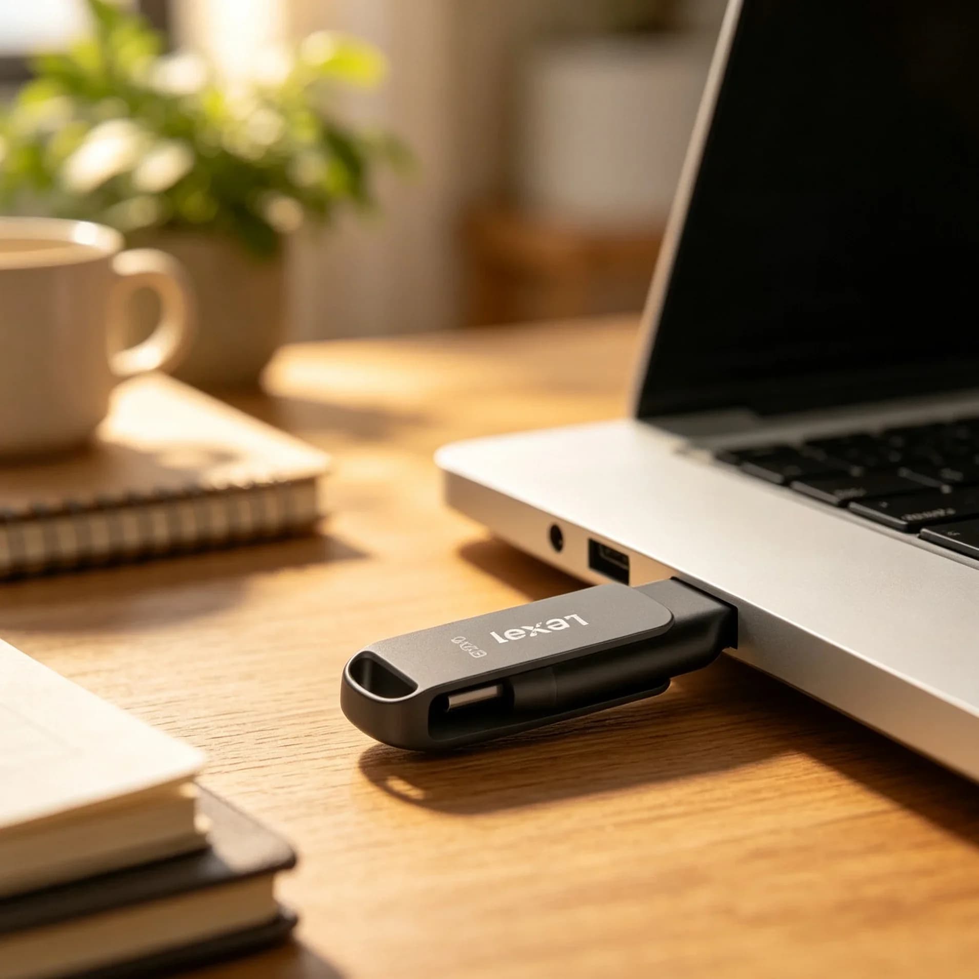 Lexar JumpDrive D400 USB 3.2 Type-C Flash Drive 2-in-1 Metal Pendrive Memory Stick for iPhone iPad 32GB 64GB 128GB 256GB
