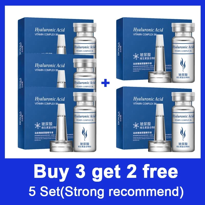 Serum face to hyaluronic acid moisturizing firming vitamin C collagen lightning facial essence liquid shrinkage of pores set for skin care