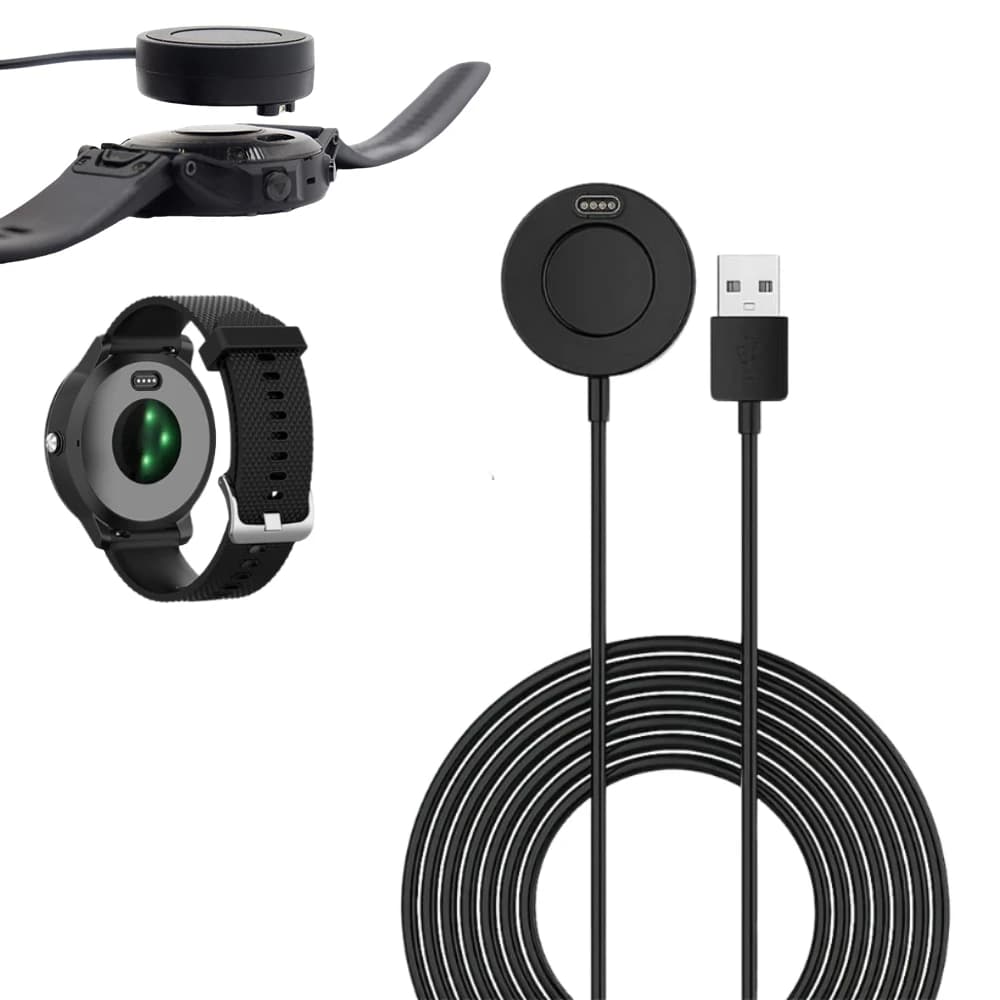 Base di ricarica per Garmin Fenix 8 7X 3S S60, cavo di ricarica USB da 100 cm, stazione di ricarica rapida per orologi Garmin