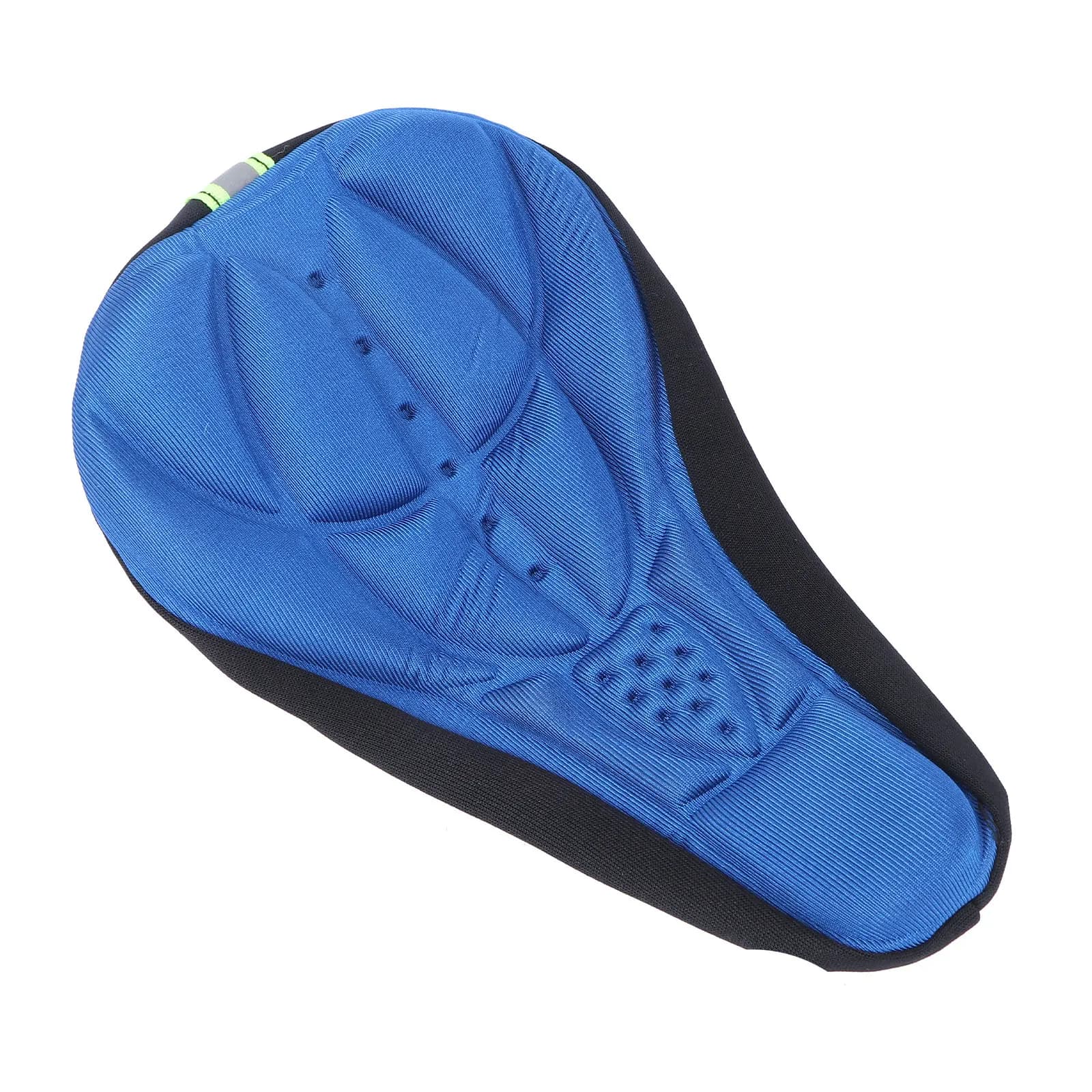 Coprisella per Bicicletta 3D Blu, Cuscino in Gel Comodo per Ciclismo, Morbido Ergonomico con Assorbimento degli Urti, Antiscivolo con Cordoncino Regolabile