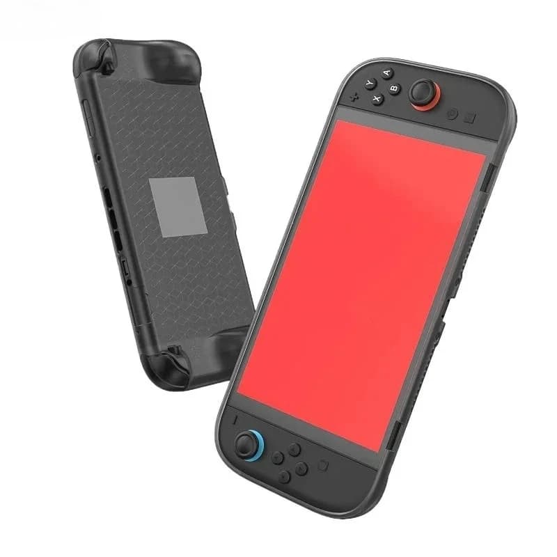 〔CCA12〕Custodia ergonomica in TPU per Switch 2 – Cover antiscivolo e antiurto per console di gioco NS2 e protezione completa per Joy-Con
