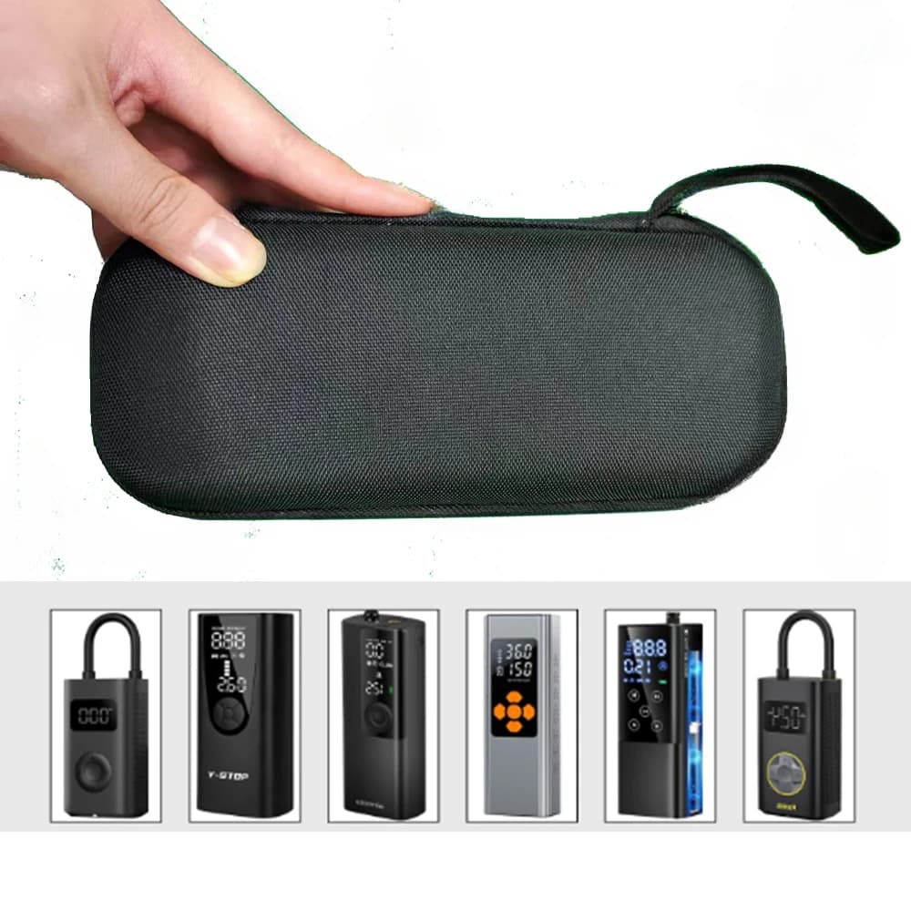 Custodia rigida compatibile per Xiaomi Air Pump 2 1S borsa per gonfiaggio pneumatici per auto per bicicletta per cavo USB Air House, tubo dell'aria del connettore