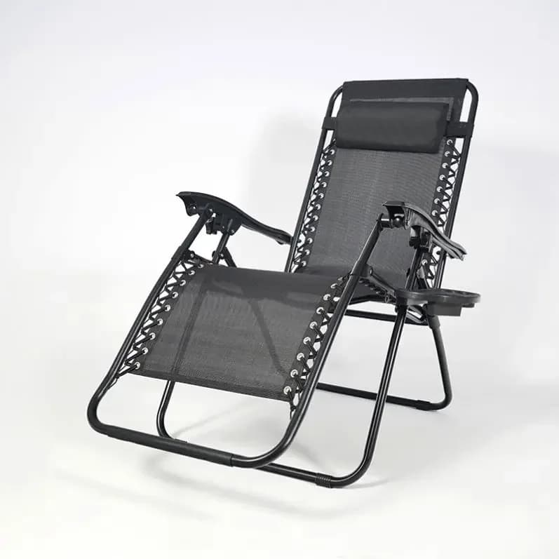 2026 New High Quality Outdoor Adjustable Zero Gravity Swimming Pool Lounge Chair Strong Foldable Lounge Chair With Pillow