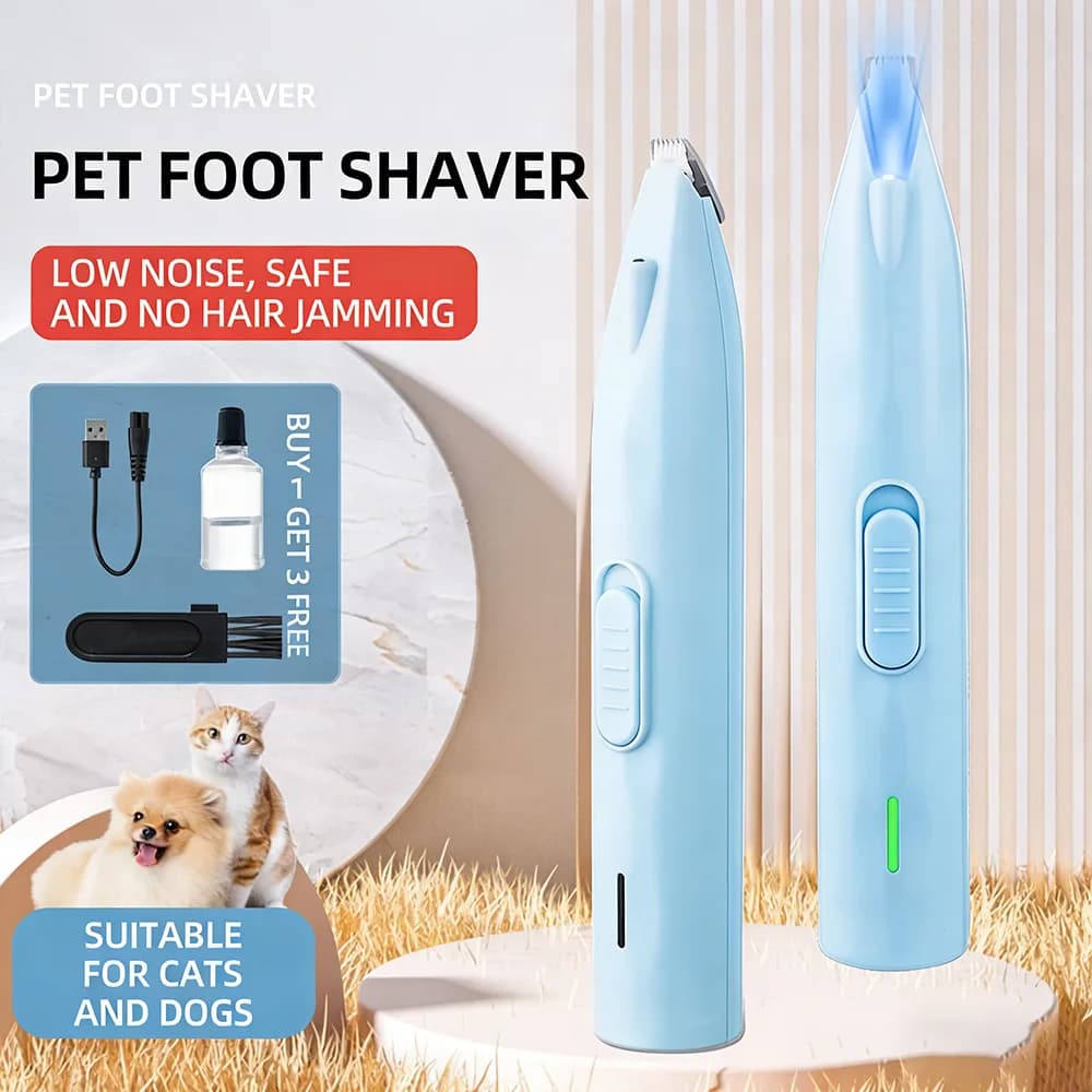 Tosatrice Elettrica Professionale per Animali Domestici con Display LED per la Cura delle Zampe di Cani e Gatti