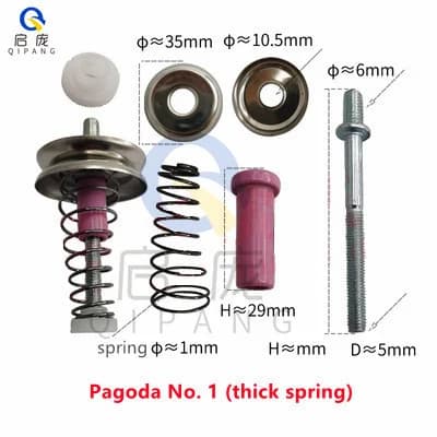 KiWarm 2PCS Sewing Machine Accessories Parts Yarn Wire Guide Factory Supply Product High Quality Thread Tension Assembly