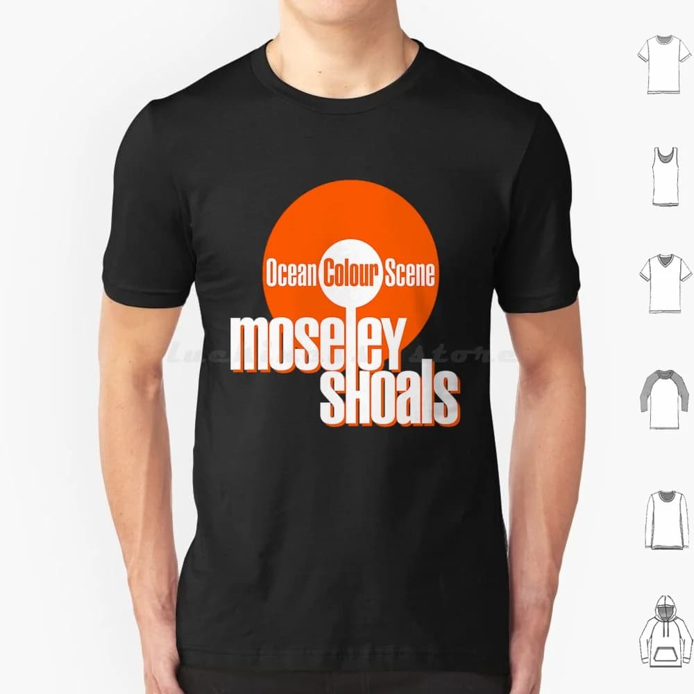 Ocean Colour Scene Moseley Shoals T-shirt 6xl in cotone Cool Tee Ocean Colour Scene Music Brit Pop Ocs Indie Mod Musica britannica